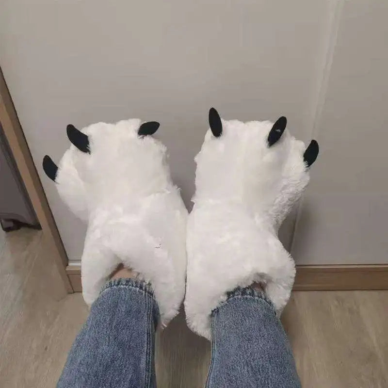 Cute Bear Claw Winter Boots